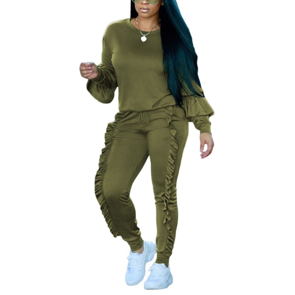Two Piece Ruffle Set